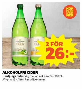 Coop Extra Alkoholfri Cider erbjuda