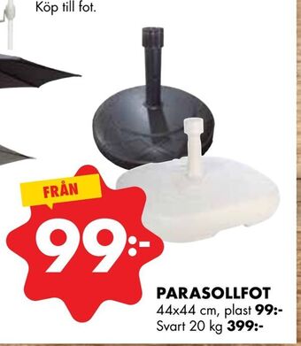 ÖoB Parasollfot erbjuda