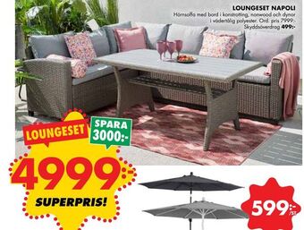 ÖoB Loungeset napoli erbjuda