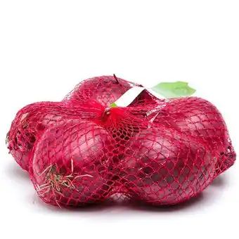 Lök röd påse