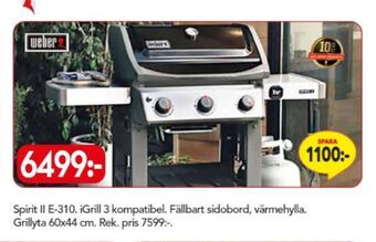 Bo Ohlsson Weber gasolgrill erbjuda