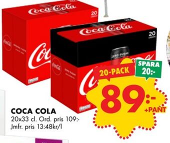 ÖoB Coca cola läskedryck erbjuda