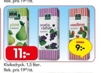 Bo Ohlsson Kivik fruktdryck erbjuda