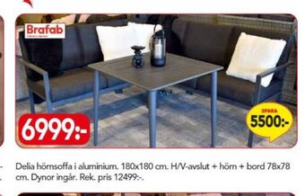 Bo Ohlsson Brafab utemöbler erbjuda