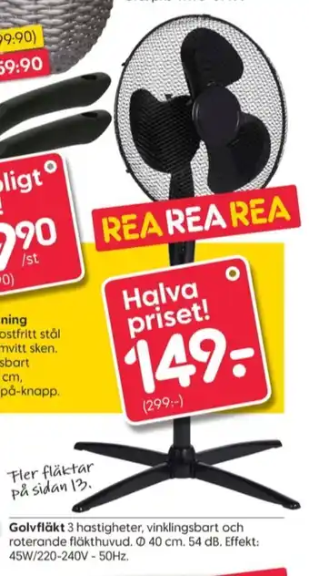 Rusta golvfläkt erbjuda
