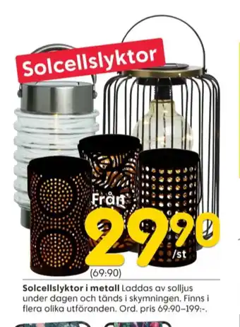 Rusta Thermacell solcellslampor erbjuda
