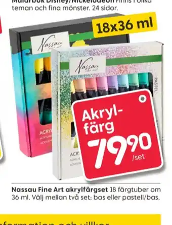 Rusta Nassau akrylfärg erbjuda