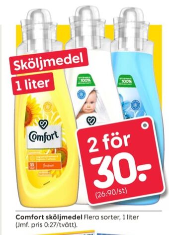 Rusta Comfort sköljmedel erbjuda