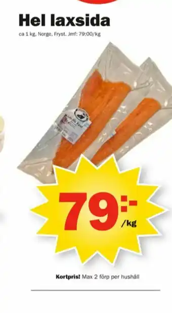 Pekås Lax erbjuda