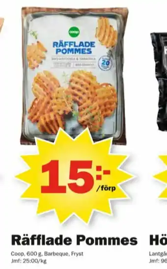 Pekås Coop Potatisprodukter erbjuda