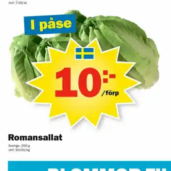 Pekås Sallat erbjuda