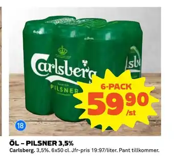 Öl - pilsner 3,5%