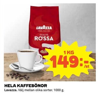 Coop Hela kaffebönor erbjuda