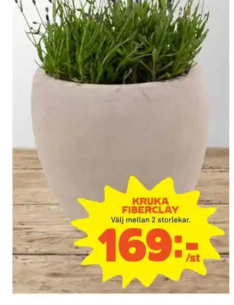 Coop Kruka fiberclay erbjuda
