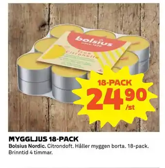 Coop Myggljus 18-pack erbjuda