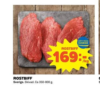 Coop Rostbiff erbjuda