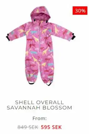 Shell Overall Savannah Blossom
