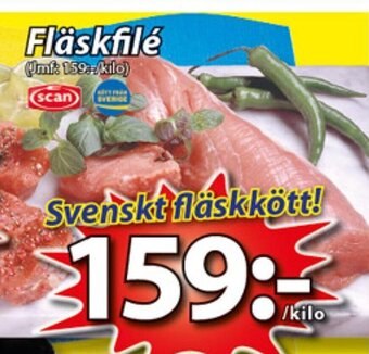 Extra Mjällby Stormarknad Fläskfilé erbjuda