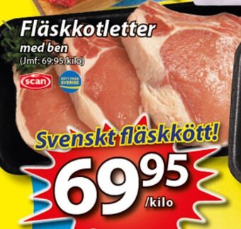 Extra Mjällby Stormarknad Fläskkotletter erbjuda