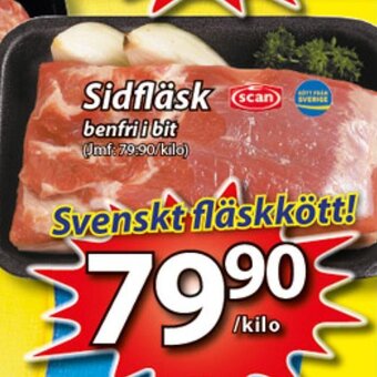 Extra Mjällby Stormarknad Sidfläsk erbjuda