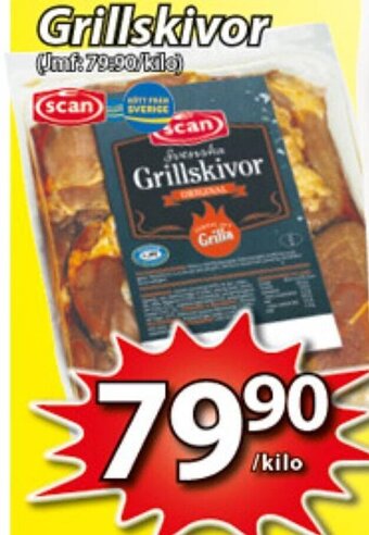 Extra Mjällby Stormarknad Scan Grillskivor erbjuda