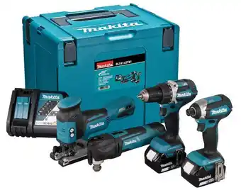 K-rauta Kombokit makita 18v 4 maskiner 2x 5,0ah erbjuda