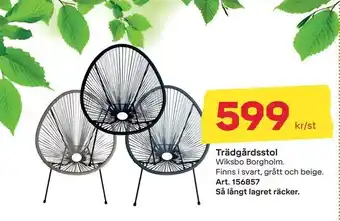 Byggmax Trädgårdsstol erbjuda