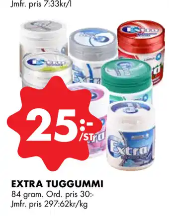 ÖoB Extra tuggummi 84g erbjuda