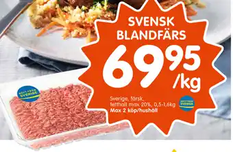 Svensk blandfärs 1kg