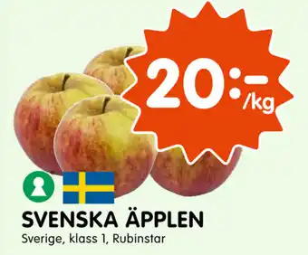 Tempo Svenska Äpplen 1kg erbjuda