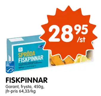 Tempo Fiskpinnar 450g erbjuda