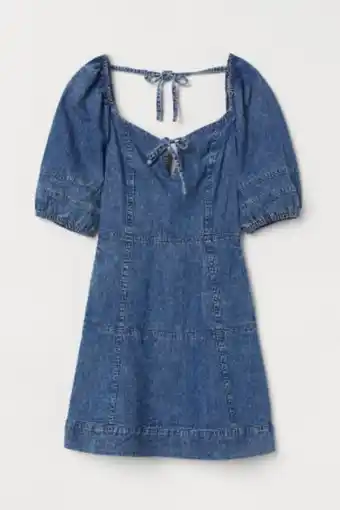 H&M Kort denimklänning erbjuda