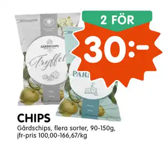 Tempo Chips 2x90-150g erbjuda