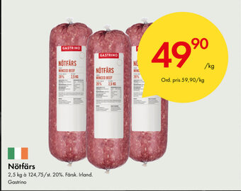 Nötfärs 1kg
