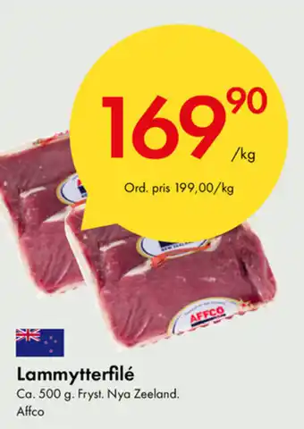 Snabbgross Lammytterfile 1kg erbjuda
