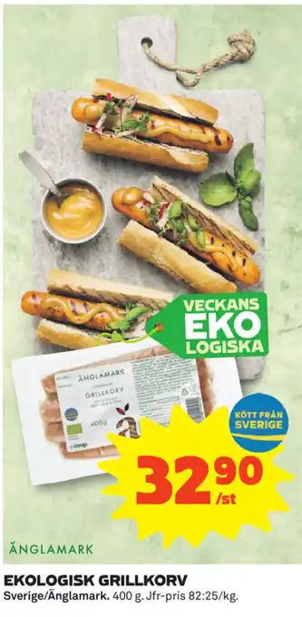 Coop Ekologisk Grillkorv erbjuda