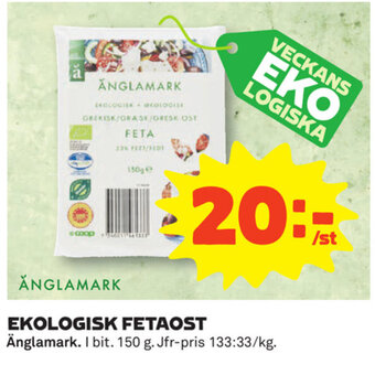 Coop Ekologisk Fetaost erbjuda