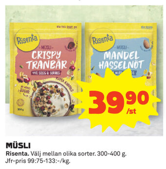 Coop Müsli erbjuda