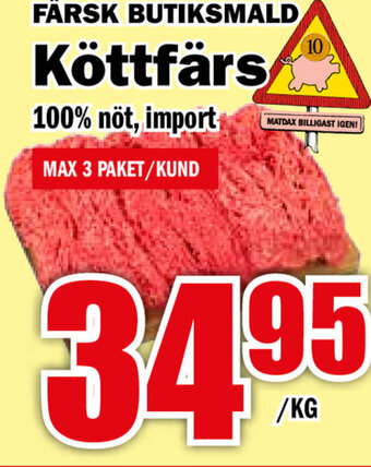 Matdax Köttfärs erbjuda