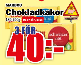 Matdax Chokladkakor erbjuda