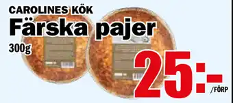 Färska pajer