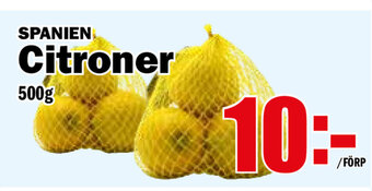 Matdax Citroner erbjuda