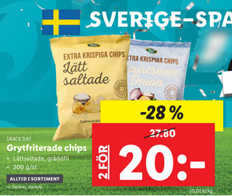 Lidl Grytfriterade chips erbjuda