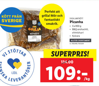 Lidl Picanha erbjuda