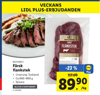 Färsk flankstek