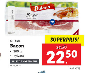Lidl Bacon erbjuda