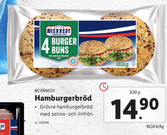 Lidl Hamburgerbröd erbjuda