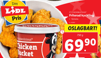 Lidl Friterad kyckling erbjuda