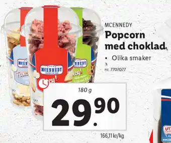 Popcorn med choklad