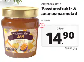 Lidl Passionsfrukt-& ananasmarmelad erbjuda